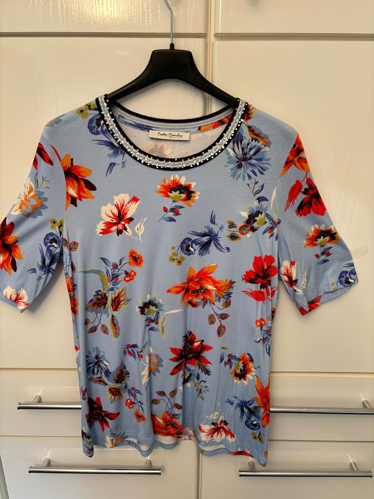 Prachtig T-shirt bloemenmotief, Betty Barclay, Kleding | Dames, Betty Barclay, Zo goed als nieuw, Korte mouw, Ophalen