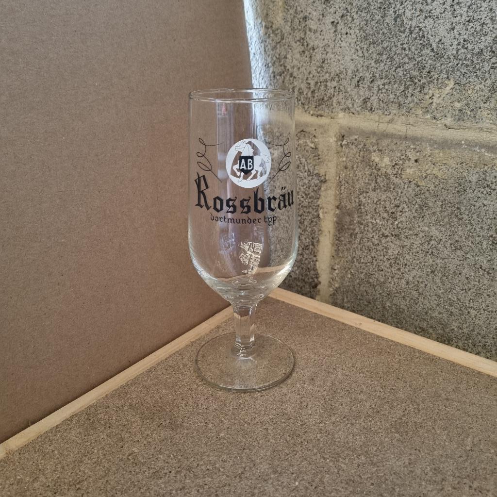 Verre Rossbräu, Enlèvement ou Envoi, Utilisé, Verre ou Verres, Autres marques