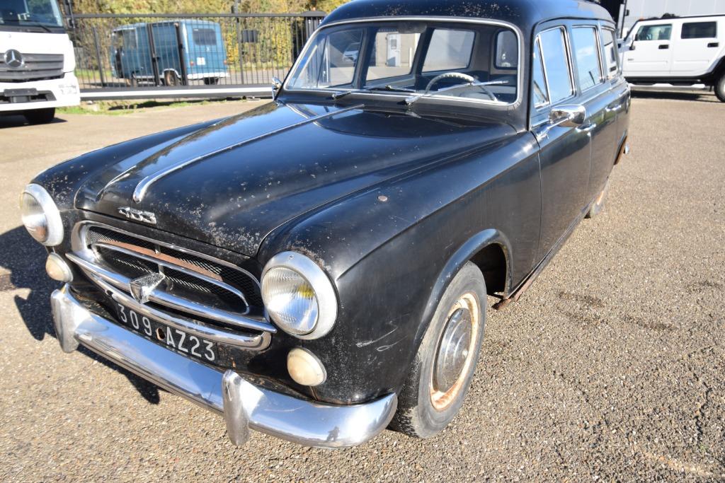 PEUGEOT 403, Zwart, Bedrijf, Peugeot, Achterwielaandrijving