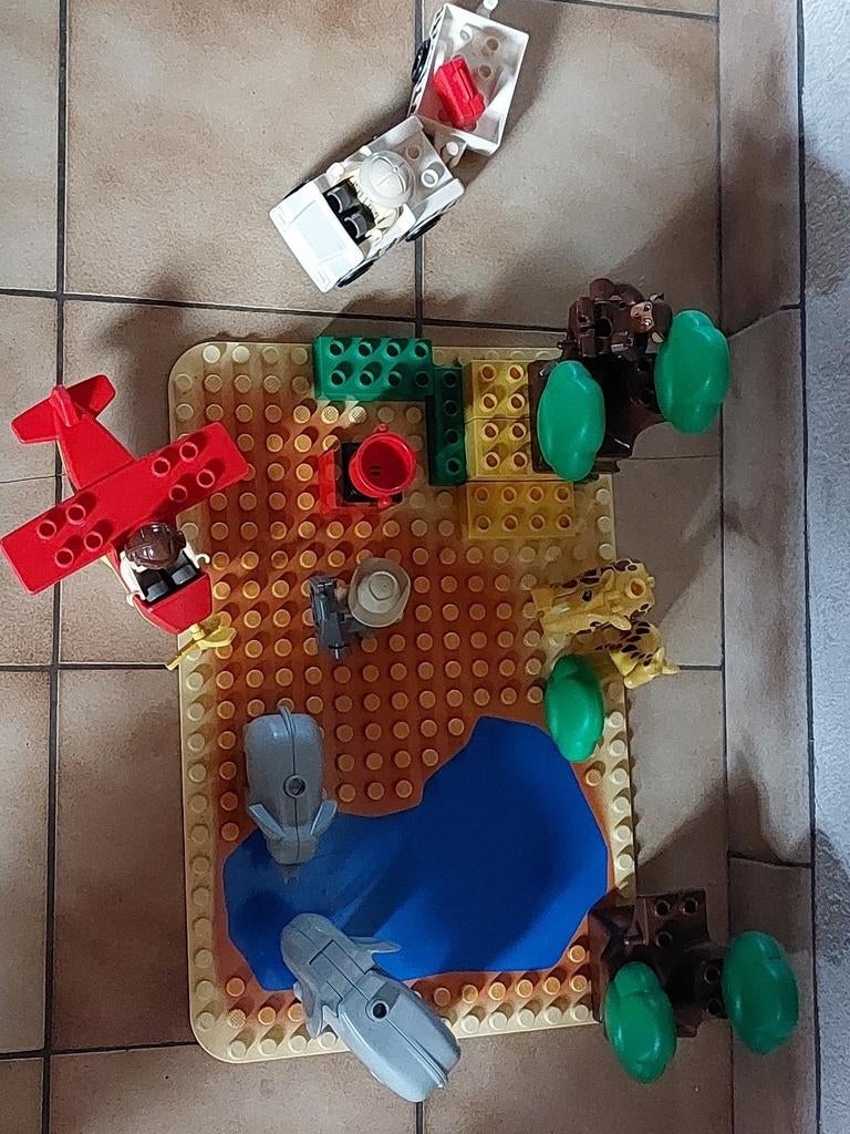 Duplo: set nr 2689: Savanne dieren uit 1994, Enlèvement ou Envoi, Comme neuf, Duplo