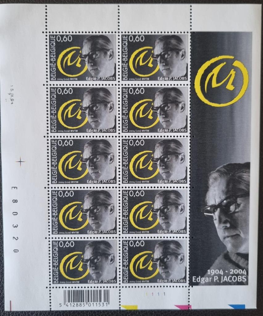 Blake Mortimer Edgar P.Jacobs Belgium 2004, Timbres & Monnaies, Enlèvement ou Envoi, Non oblitéré, Neuf