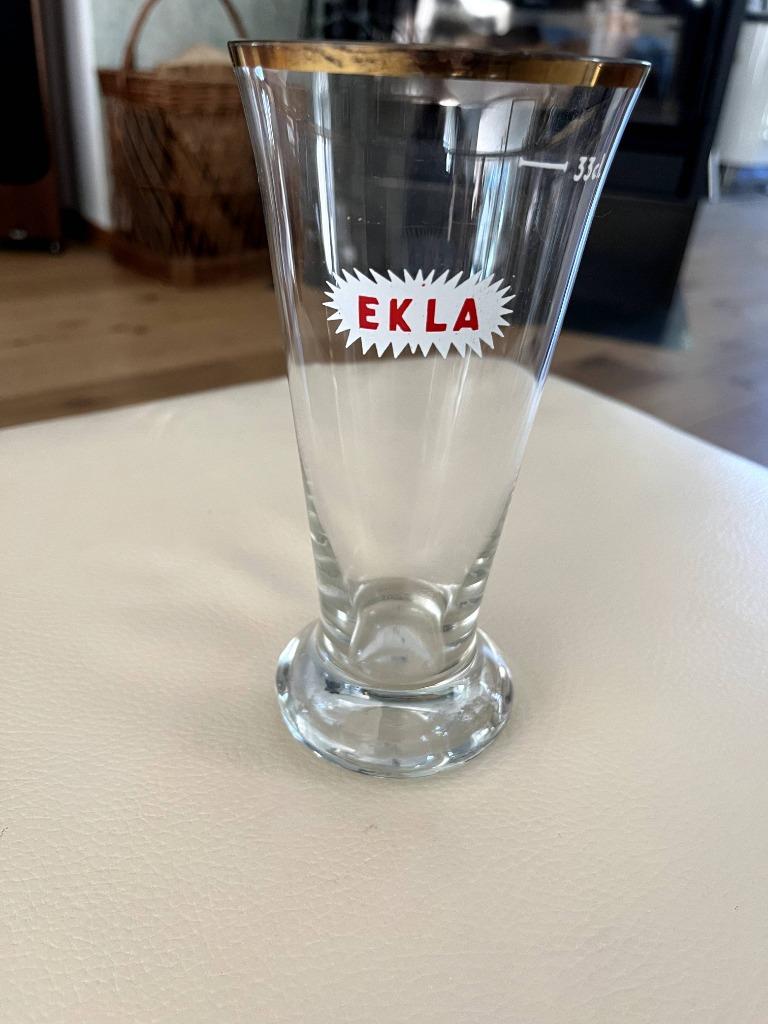 10 Verres à bière EKLA, Enlèvement ou Envoi, Utilisé, Verre à bière