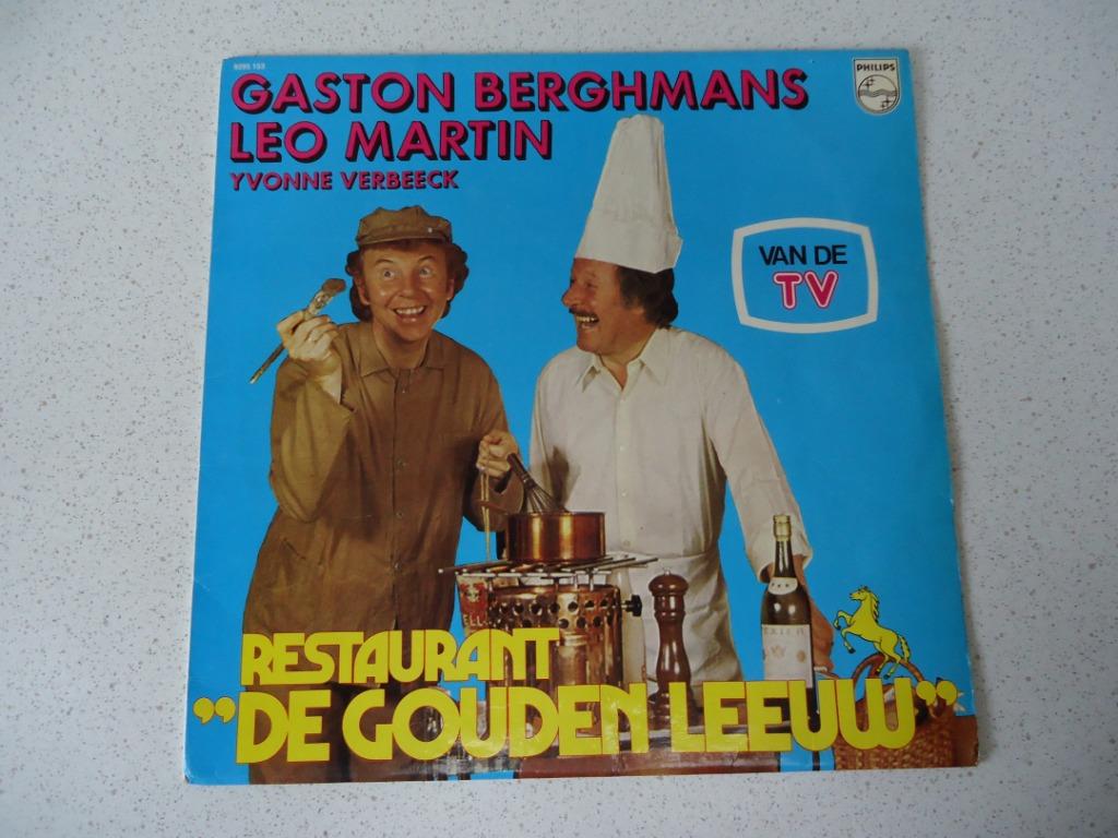 LP van "Gaston Berghmans & Leo Martin" Restaurant "De Gouden, Ophalen of Verzenden, Gebruikt, 12 inch, Overige genres