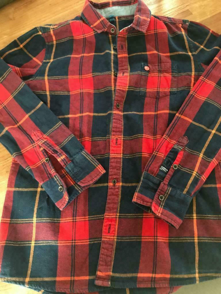 Chemise flanelle CKS taille: 16 ans, Enlèvement ou Envoi, Chemise ou Chemisier, CKS, Utilisé