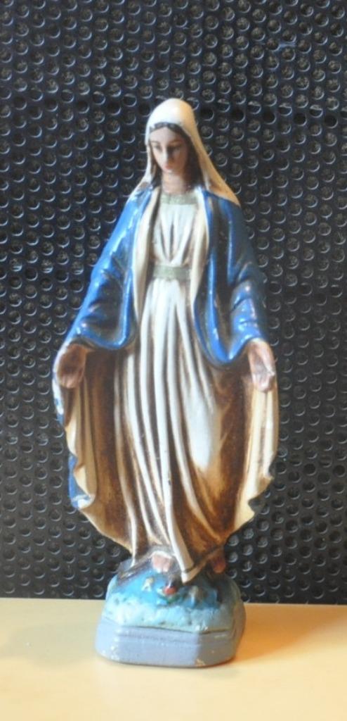 vierge main ouverte cape bleu en resine, Enlèvement ou Envoi