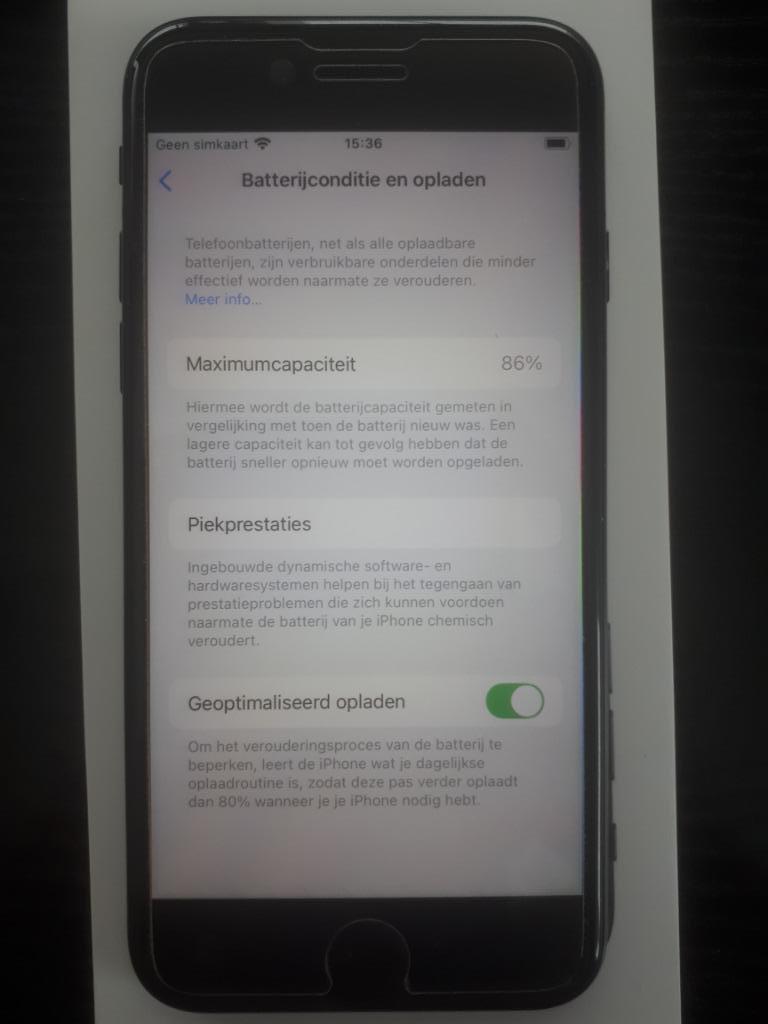 Iphone SE 2022, Midnight, 64GB, Telecommunicatie, Mobiele telefoons | Apple iPhone, 86 %, Ophalen of Verzenden, Zo goed als nieuw
