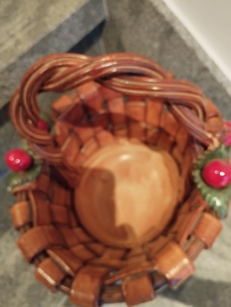 Fruitschaal in keramiek, Ophalen of Verzenden, Zo goed als nieuw, Schaal
