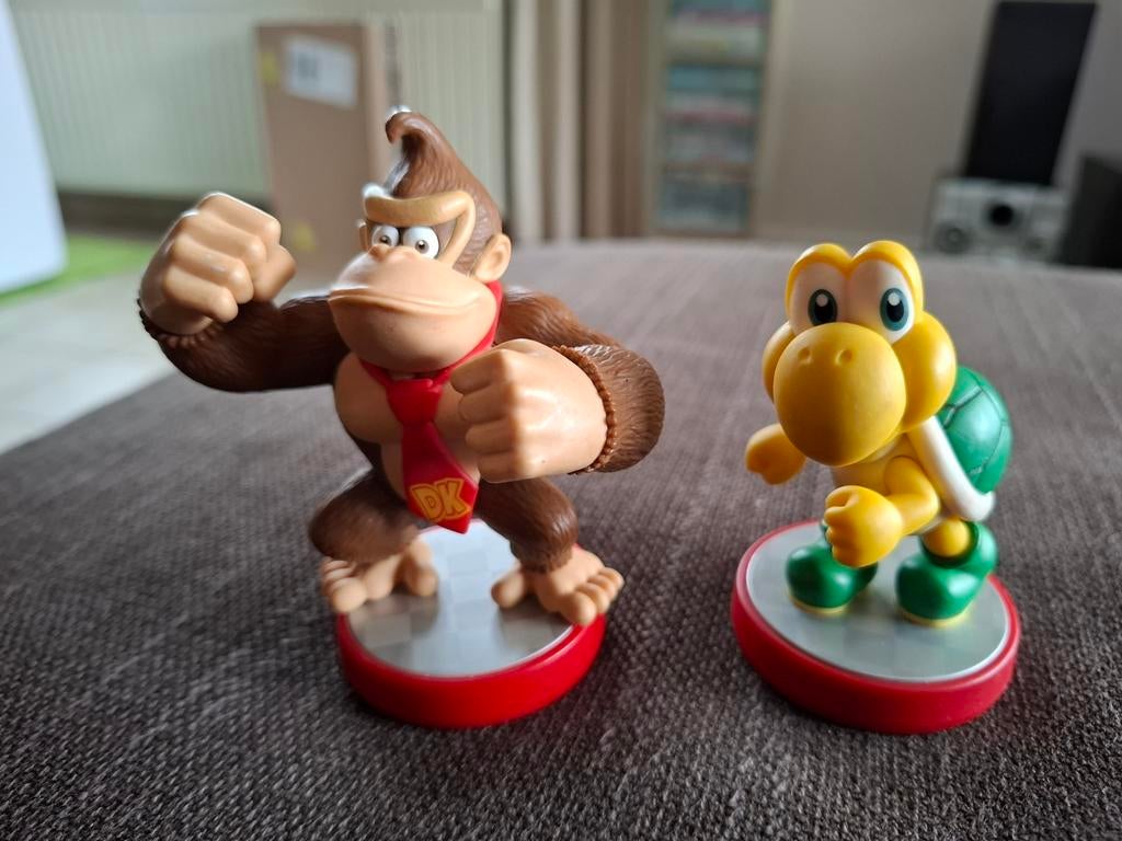 Amiibo Donkey kong & Yoshi yellow, Ophalen of Verzenden, Zo goed als nieuw