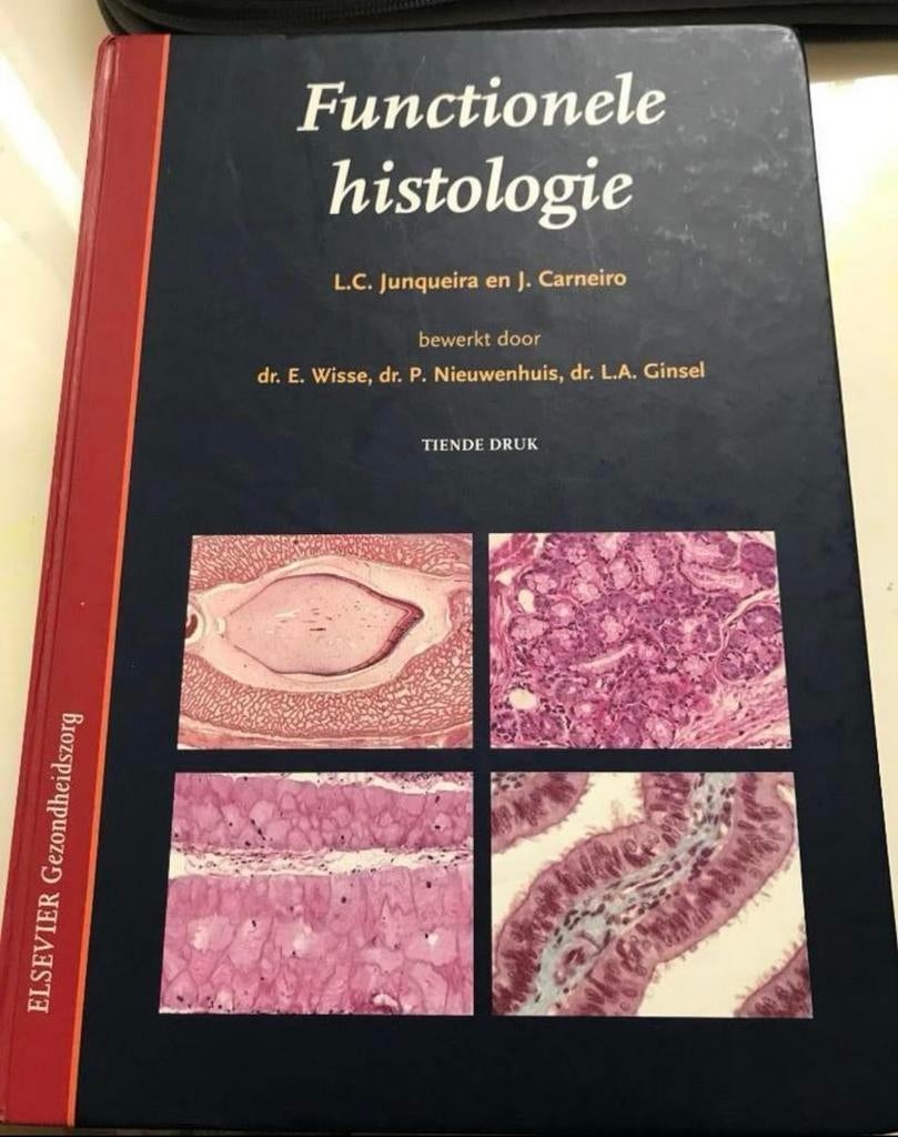 Functionele Histologie 10e druk Junquiera, Boeken, Ophalen of Verzenden, Zo goed als nieuw