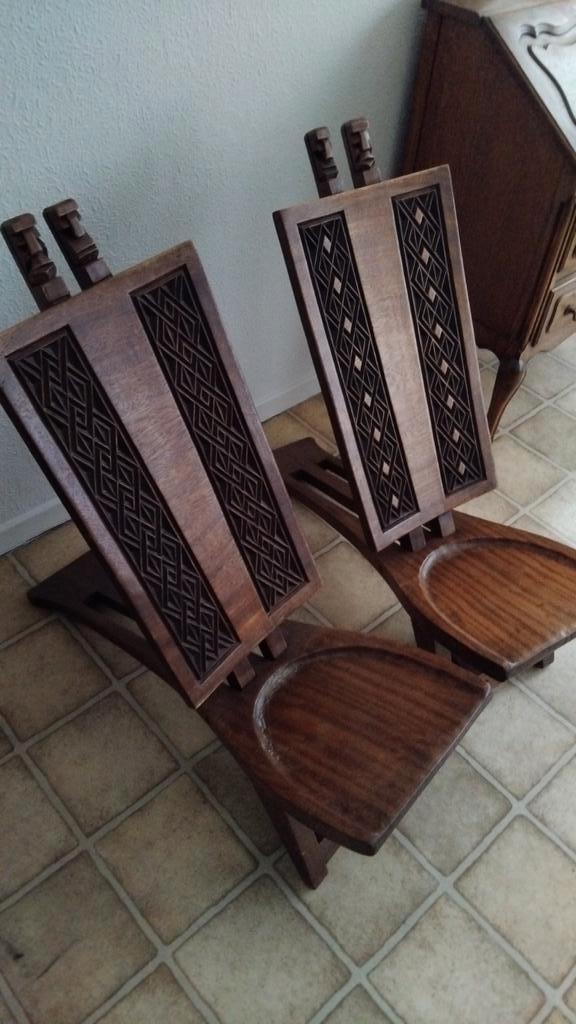 2 chaises congolaises, Enlèvement, Comme neuf