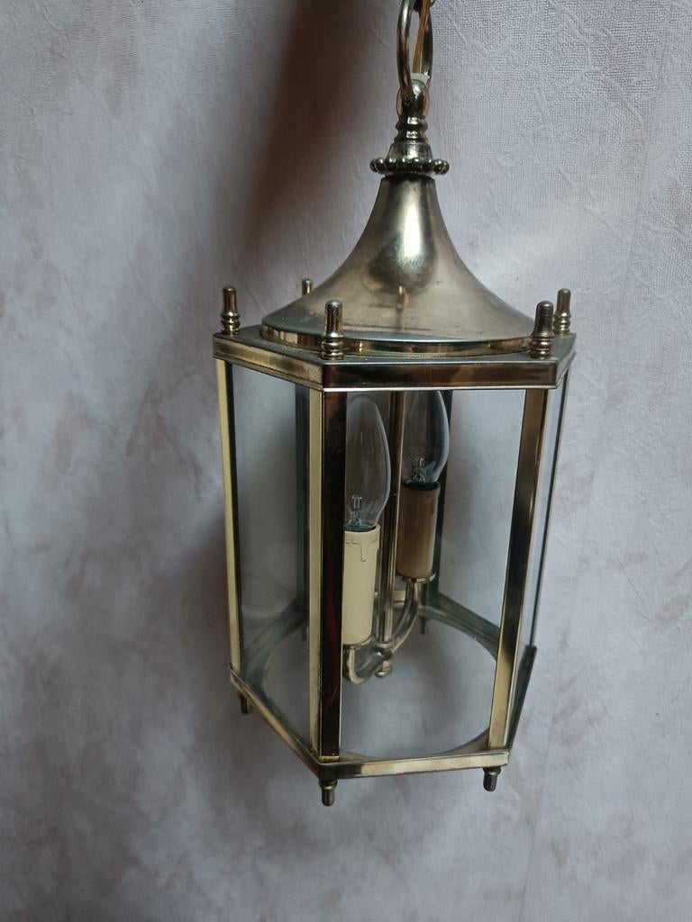 Antieke bronzen lantaarn, Antiek en Kunst, Ophalen of Verzenden