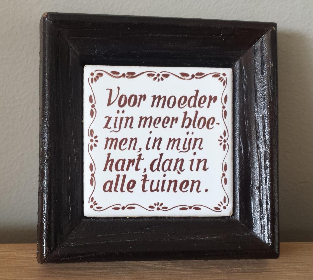spreuk voor moeder, Ophalen of Verzenden, Zo goed als nieuw