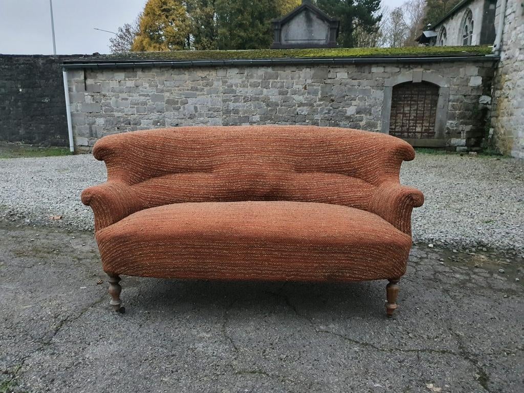 Sofa crapaud ancien, Maison & Meubles, Enlèvement, Utilisé
