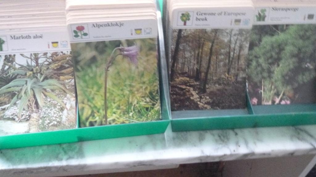 planten fiches, Enlèvement