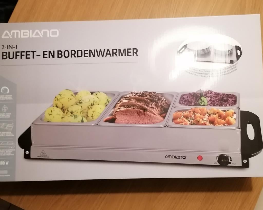 Buffettoestel/bordenverwarmer, Ophalen