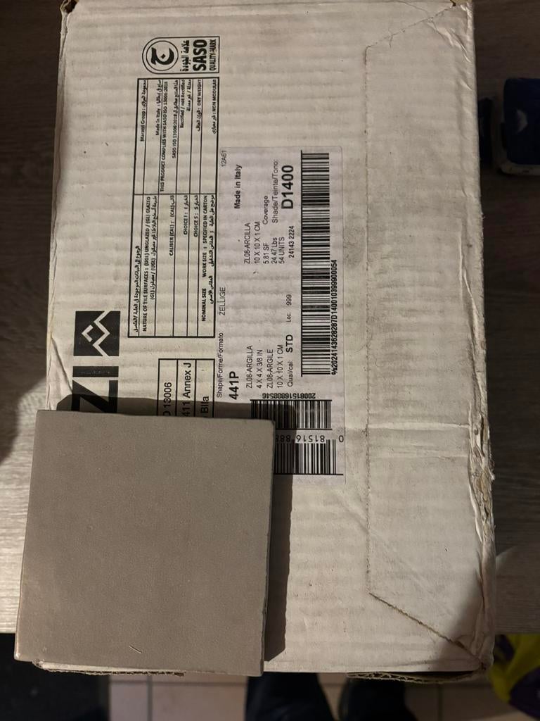 wandtegels marrazzi grijs 10x10 ; 0,7m2, Ophalen, Nieuw, Overige typen
