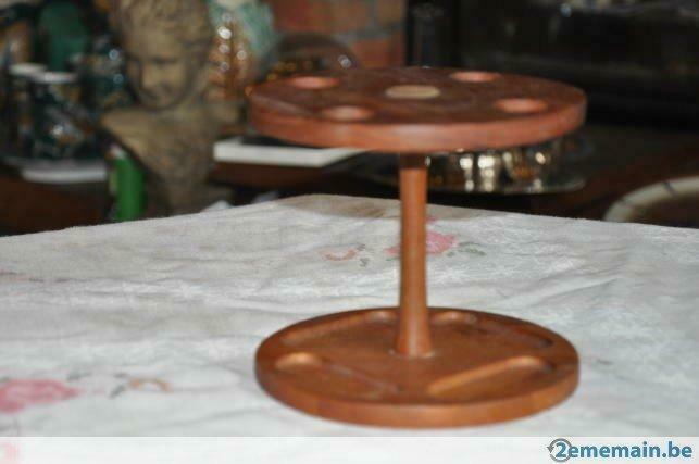 porte pipe rond en bois, Antiquités & Art, Enlèvement ou Envoi