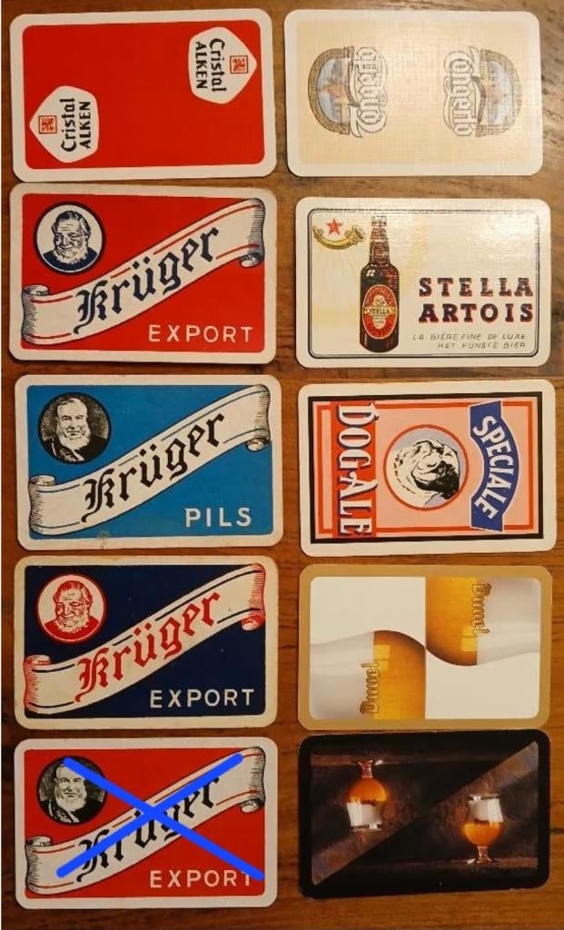 Speelkaarten, bieren,3, Verzamelen, Verzenden, Speelkaart(en)