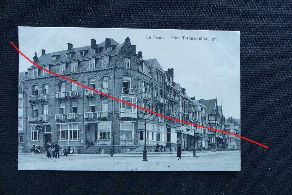 Postkaart 18/6/1914 De Panne, Hotel Terlinck, België, Ophalen of Verzenden, Voor 1920, Gelopen, West-Vlaanderen