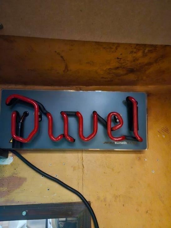 Duvel verlichting, Verzamelen, Ophalen, Gebruikt, Duvel