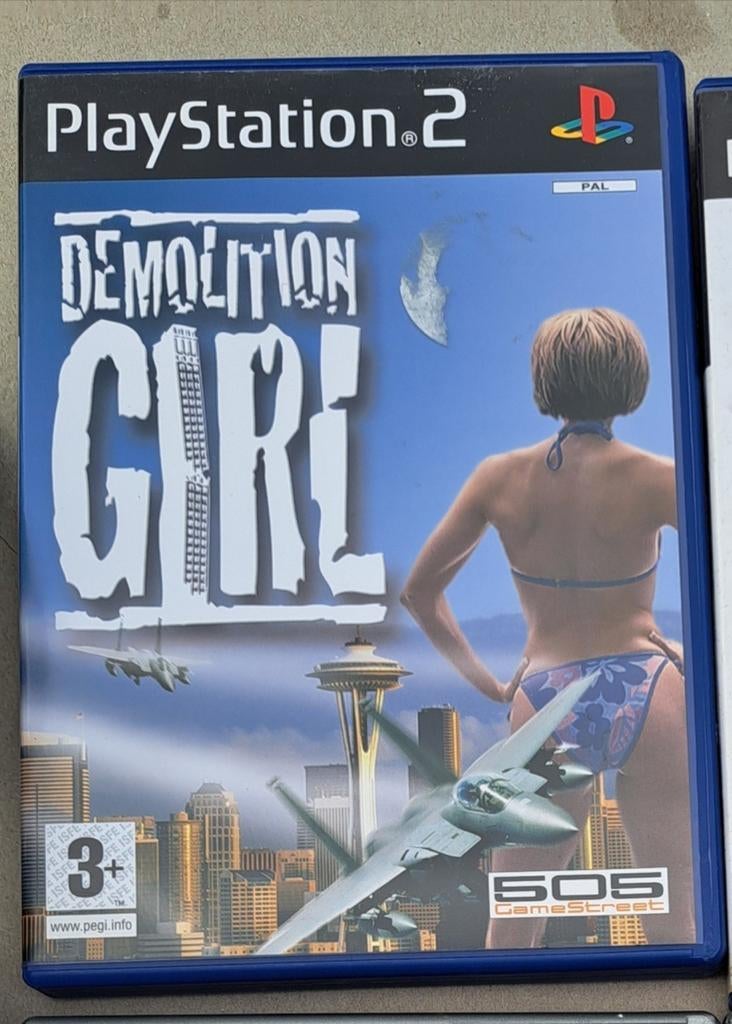 Jeu playstation 2  demolition girl. Complet et en super état, Comme neuf