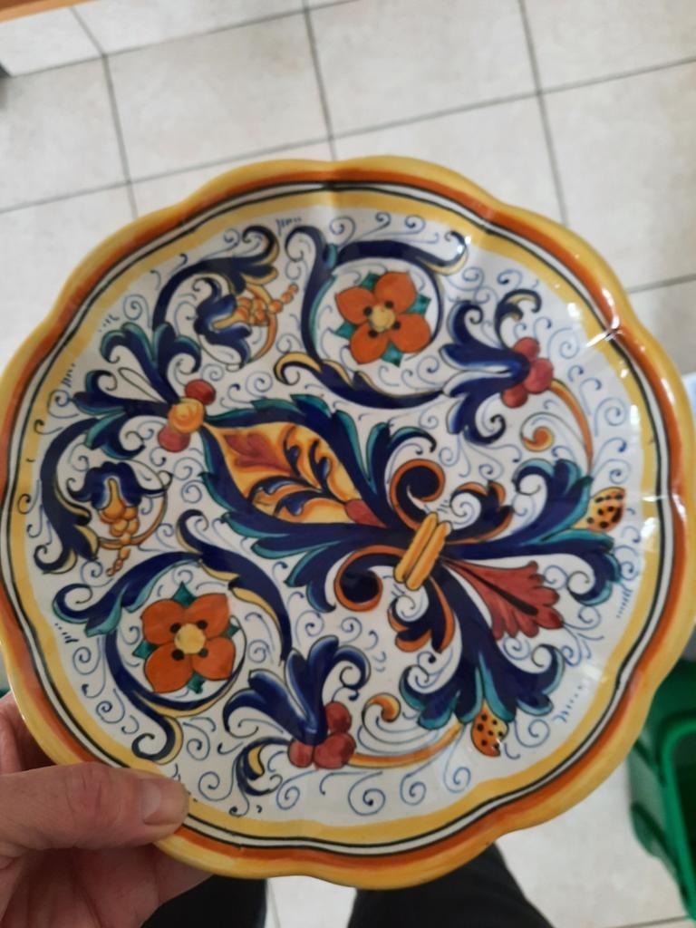 Mari Deruta italiaans bord van 1971, Ophalen of Verzenden