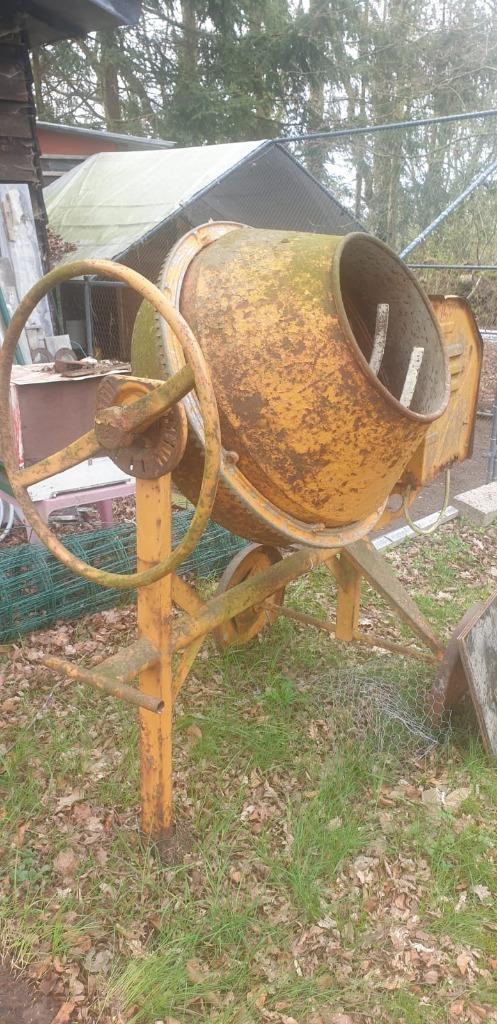Elektrische betonmixer - SUSEMIHI ANSPACH - 160l - Werken, Doe-het-zelf en Bouw, Ophalen, Gebruikt