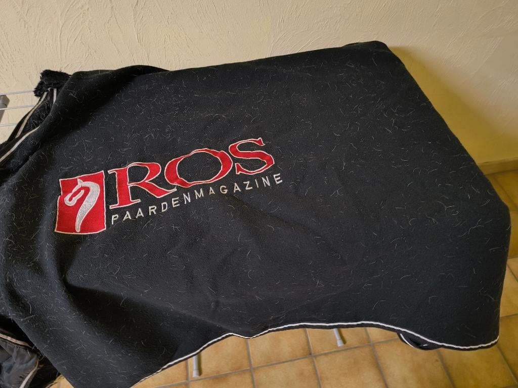 Zwarte fleece rugmaat 115, Enlèvement ou Envoi, Comme neuf, Couverture