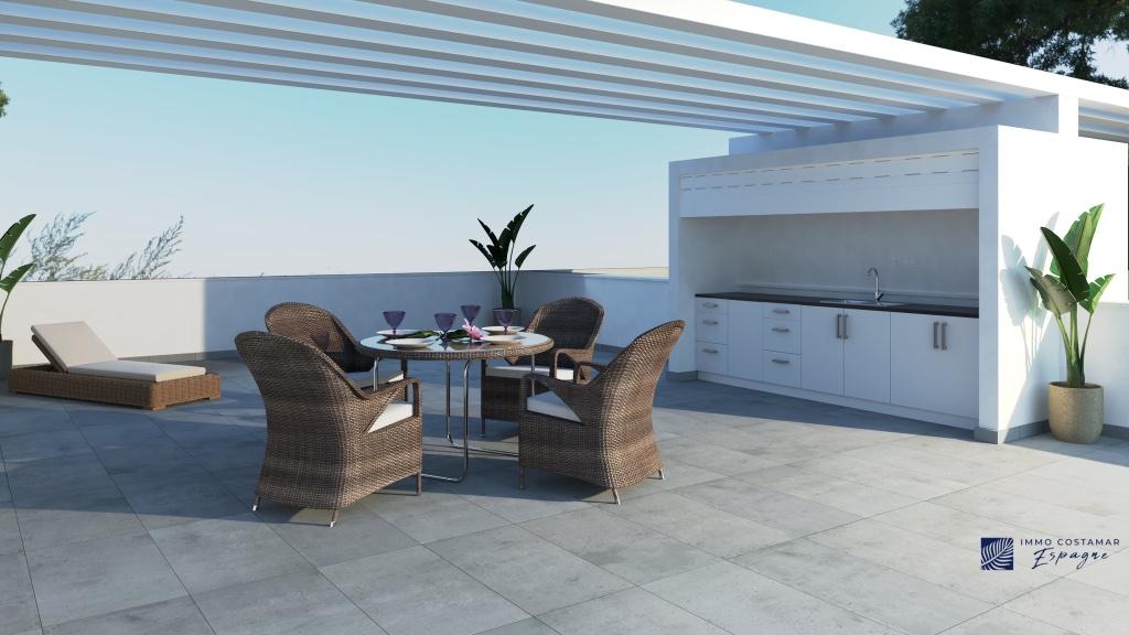 bungalow a vendre en espagne costa blanca, 75 m², 1 pièces, Appartement, Espagne