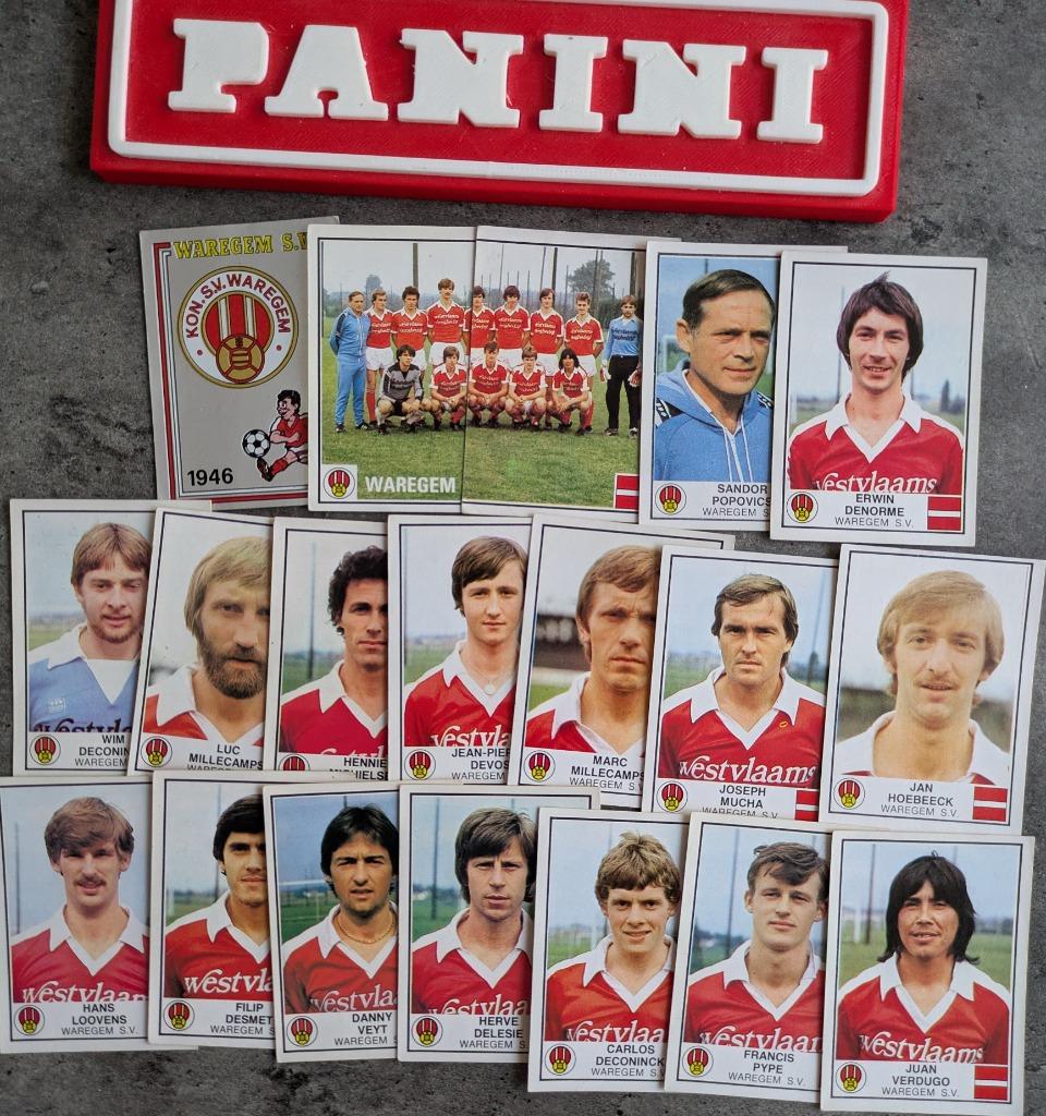 AUTOCOLLANTS PANINI FOOTBALL 82 WAREGEM SV 19 1982, Envoi