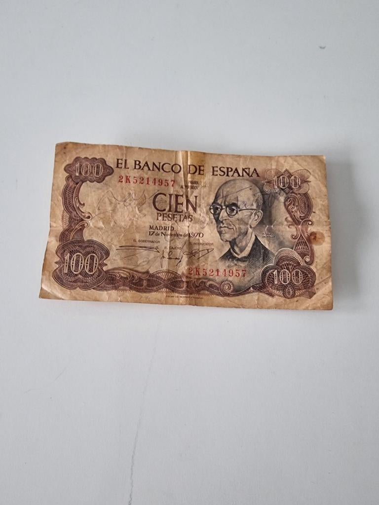 Spaans bankbiljet 1970, Ophalen of Verzenden, Overige landen, Los biljet