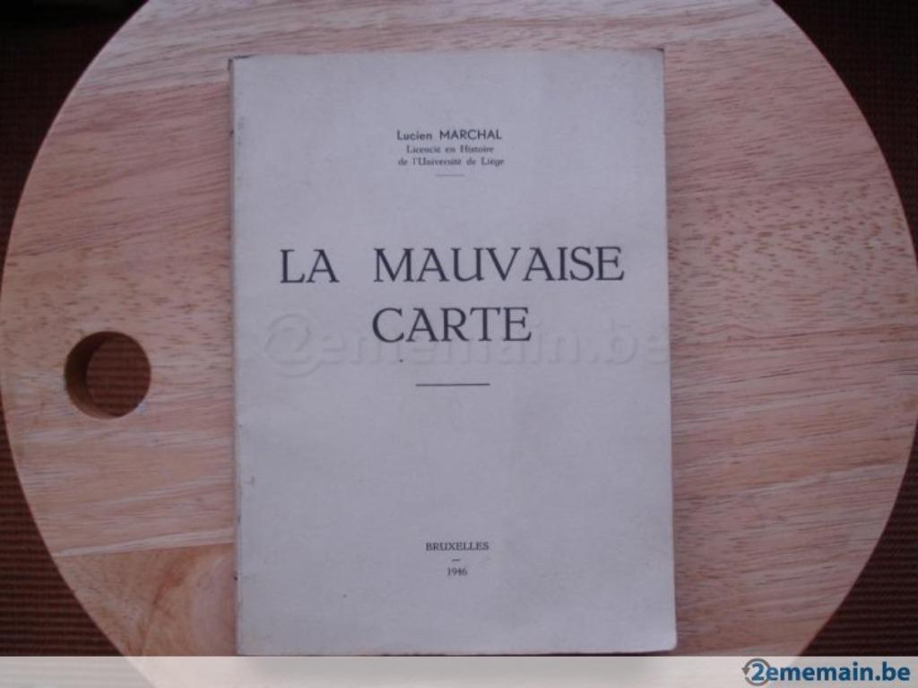 La mauvaise carte, Lucien Marchal, Enlèvement ou Envoi, Utilisé