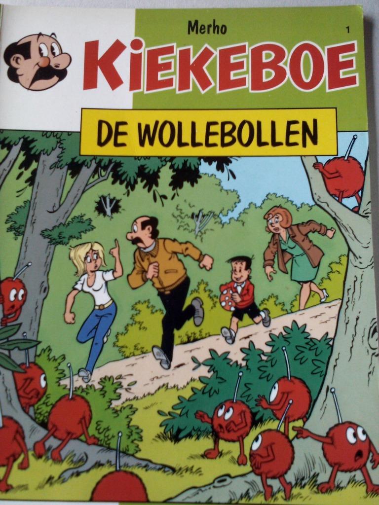 KIEKEBOE. DE WOLLEBOLLEN. Strip. zie beschrijving. 2 €/st, Boeken, Ophalen, Gelezen, MERHO