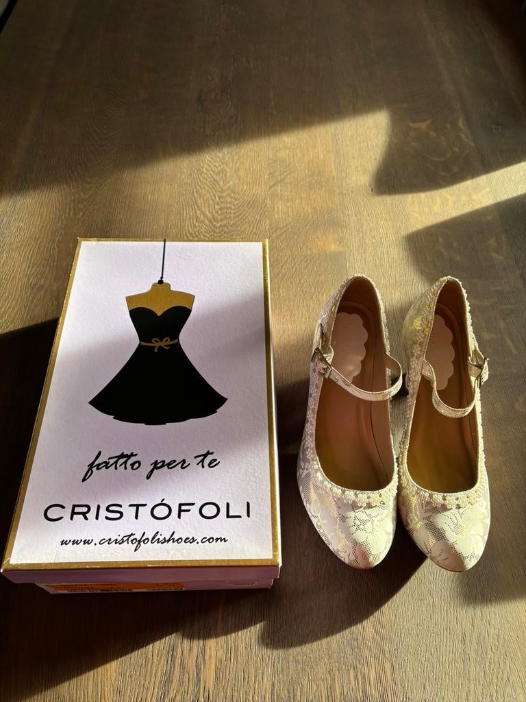 Dames pumps Cristofoli maat 38, Enlèvement, Comme neuf