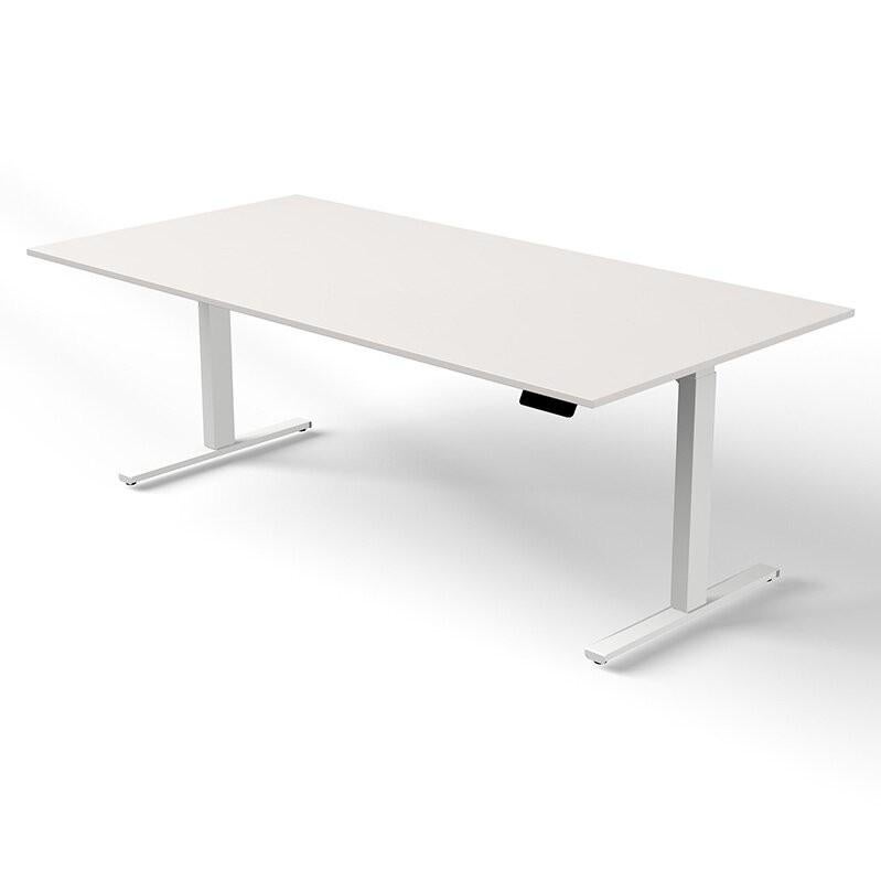 Zit sta bureau Move-3 wit 200x100cm elektrisch verstelbaar, Maison & Meubles, Bureaux, Envoi, Électrique, Neuf