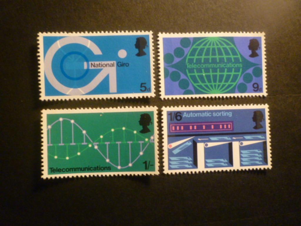 Groot-Brittannië/Grande-Bretagne 1969 Mi 528/531**, Verzenden