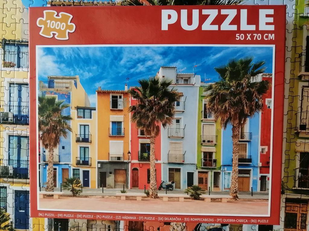 Puzzle 1000 pièces - Villajoyosa, Espagne, Enlèvement ou Envoi, Comme neuf, Puzzle