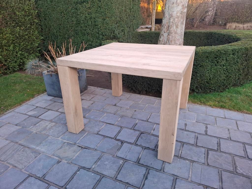 Table à manger/table basse multifonctionnelle en chêne massi, Enlèvement ou Envoi, Comme neuf