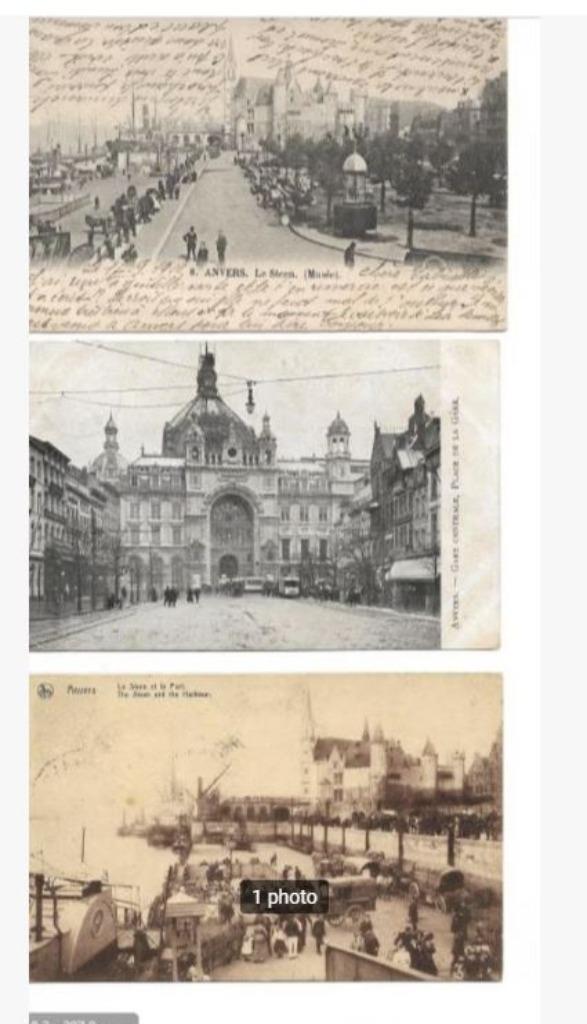 Cartes postales anciennes Anvers, Enlèvement ou Envoi, 1940 à 1960, Affranchie, Anvers