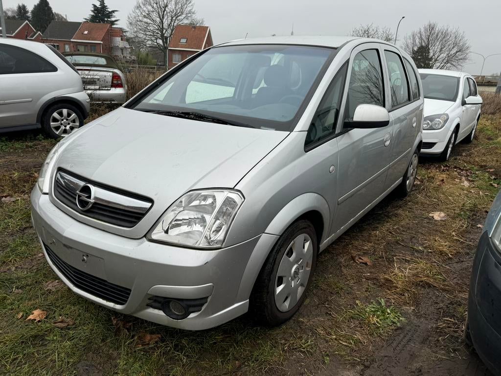 Opel meriva 1.7 dci bj 2008 km 217 alternator kapot, Auto's, Zwart, Bedrijf, Meriva, Euro 4