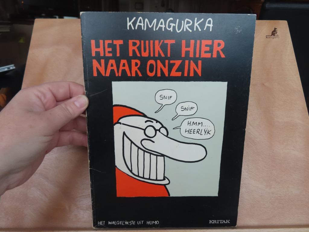 Het ruikt hier naar onzin – Kamagurka Het walgelijkste HUMO, Europa, Ophalen of Verzenden, Her sele kamagurka, Gelezen