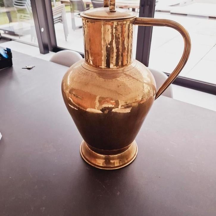 Ancien pot à lait en laiton, Enlèvement ou Envoi