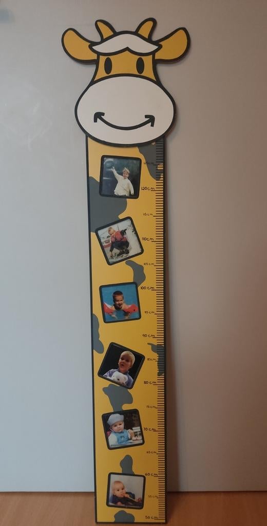 Groeimeter in vorm van giraf met fotokaders (nieuw), Ophalen, Nieuw