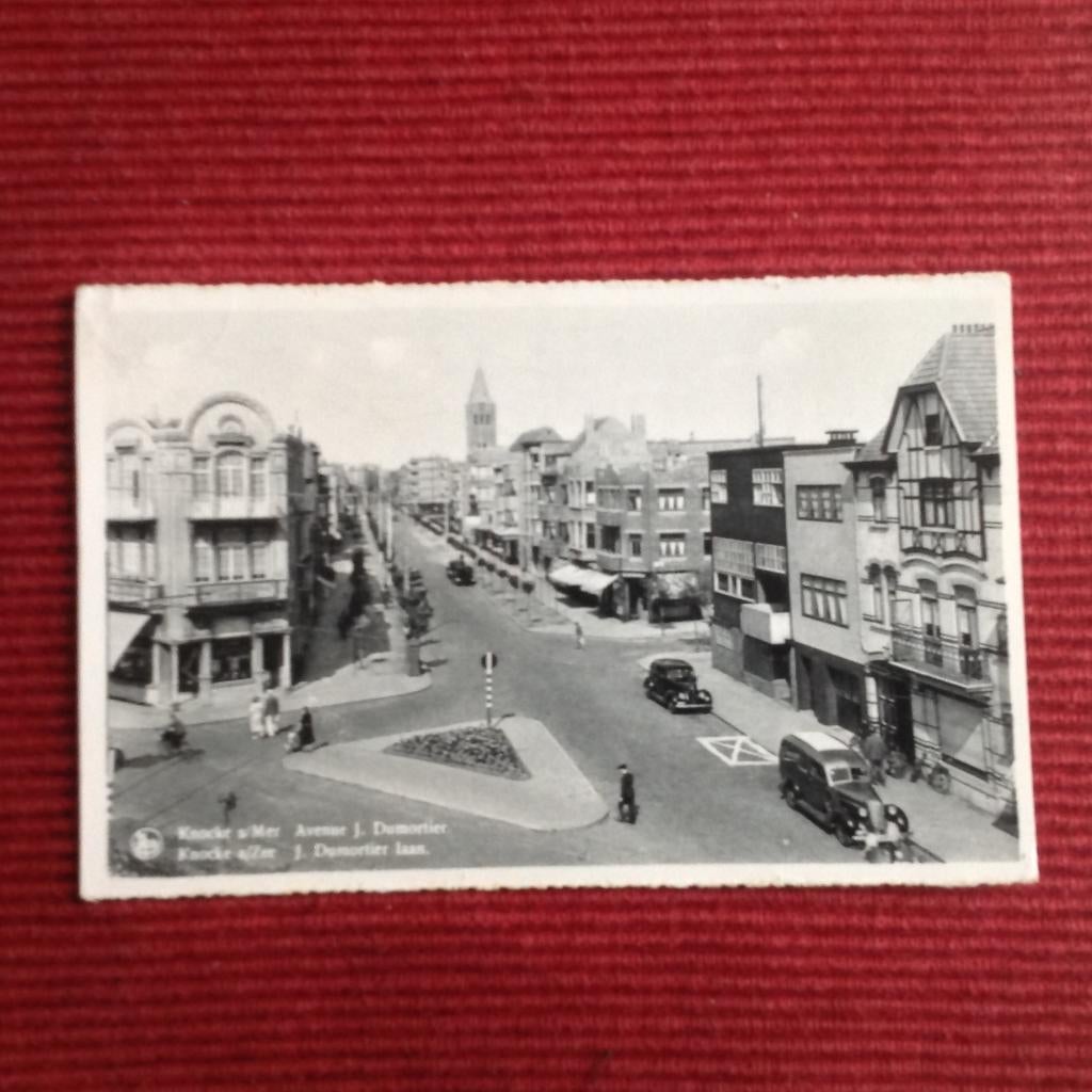 CARTE POSTALE ANCIENNE DE KNOKKE, Collections, Cartes postales | Belgique, Enlèvement ou Envoi, 1940 à 1960, Affranchie, Flandre Occidentale