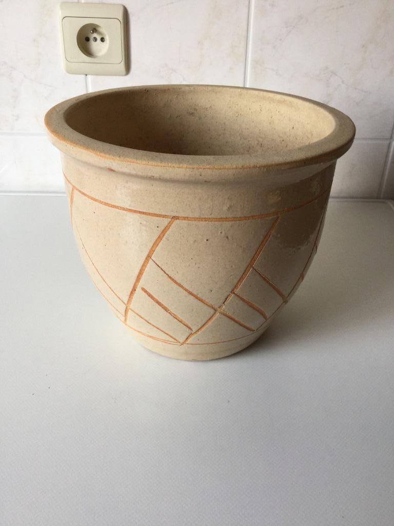 Aardewerken bloempot - cachepot, Enlèvement ou Envoi, Poterie