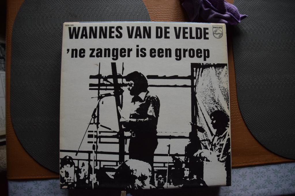 LP Wannes van de Velde - Ne zanger is een groep, Cd's en Dvd's, Vinyl | Nederlandstalig, Ophalen of Verzenden, Gebruikt, 12 inch