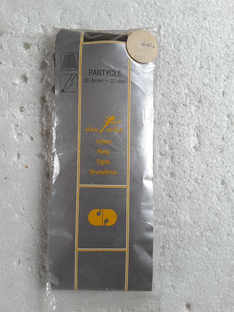 collant - panty 20 den. Small gris elysée duParc Pantyclé, Enlèvement ou Envoi, Neuf, Gris, Panty