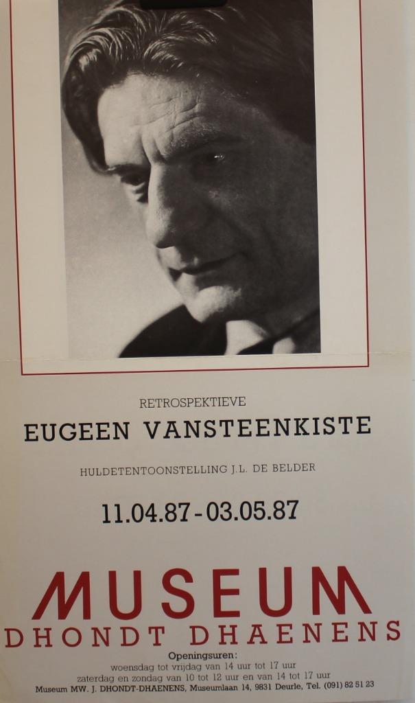 EUGEEN VANSTEENKISTE J. L. DE BELDER affiche MDD 1987, Enlèvement ou Envoi