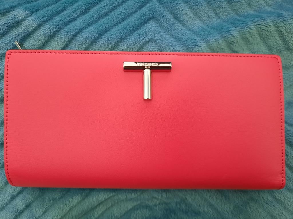 Grand portefeuille Le Tanneur Gisèle cuir lisse, Neuf, Autres marques, Enlèvement ou Envoi, Rose