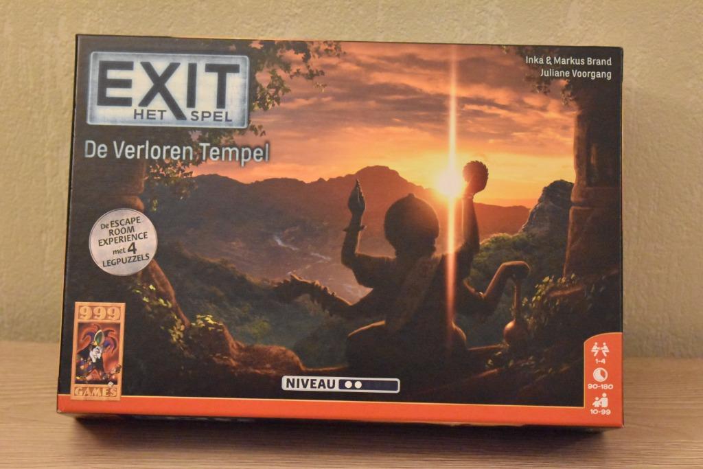 Exit spel, De verloren tempel, Hobby en Vrije tijd, Gezelschapsspellen | Bordspellen, Zo goed als nieuw, Ophalen